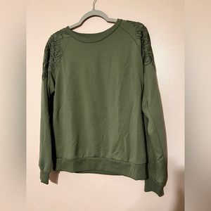 Gloria Vanderbilt Pull Over Sweatshirt Womens Size Small #0034